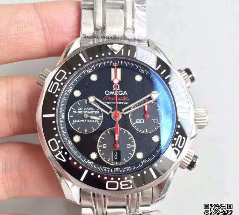 Omega Seamaster Diver Chronograph 212.30.44.50.01.001 1:1 Best Edition Replica Watch Swiss ETA7753